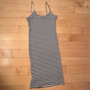 Mango maxi striped dress.
